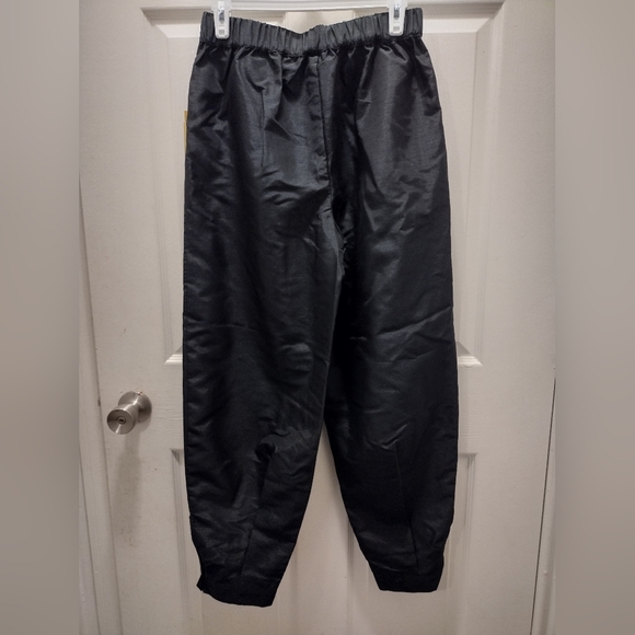 New Kika Vargas Women's Scalloped Edge Pocket Tapered Pants Black - Picture 9 of 11